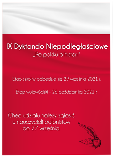 IX Małopolskie Dyktando Niepodległościowe